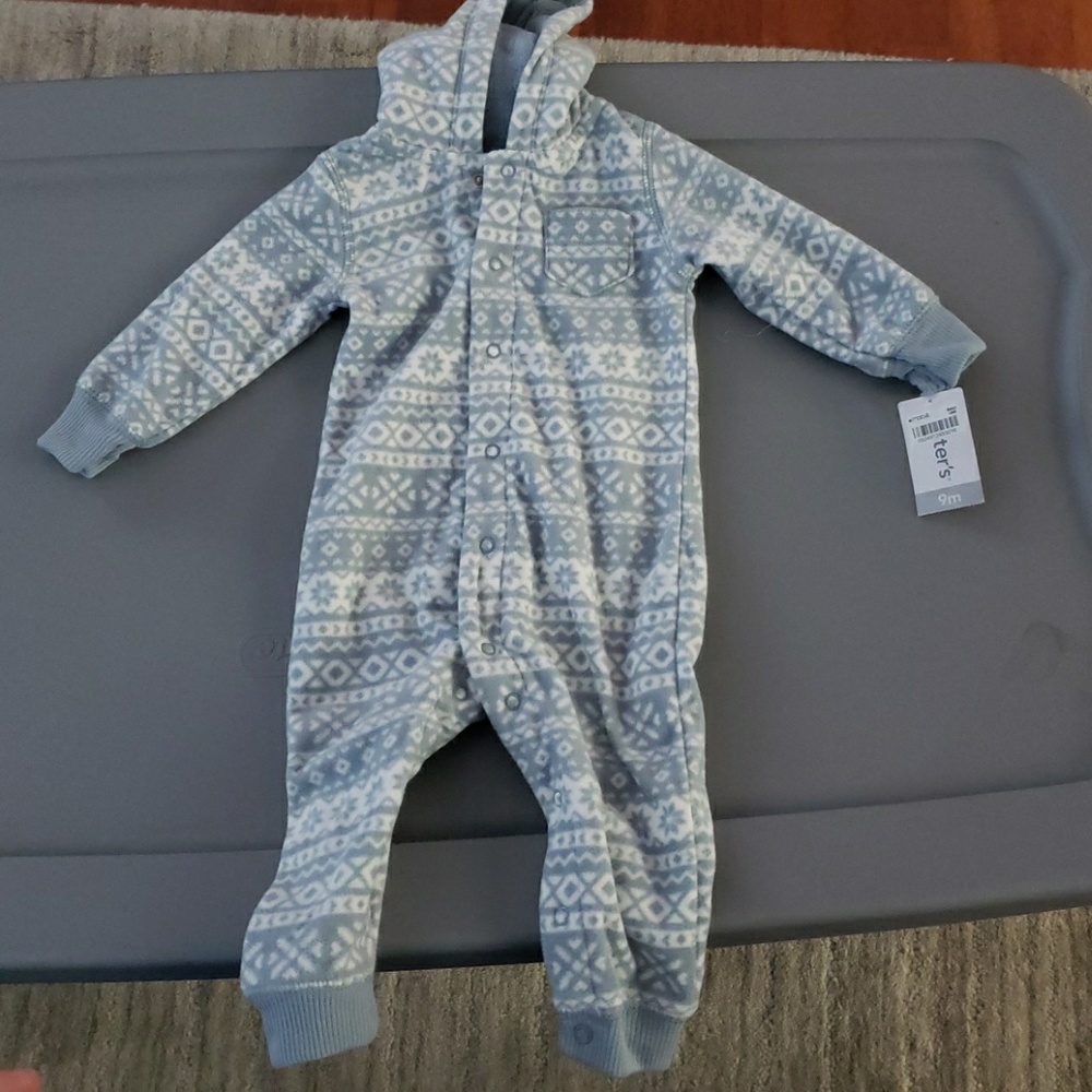 Carter's Hooded Fleece One Piece